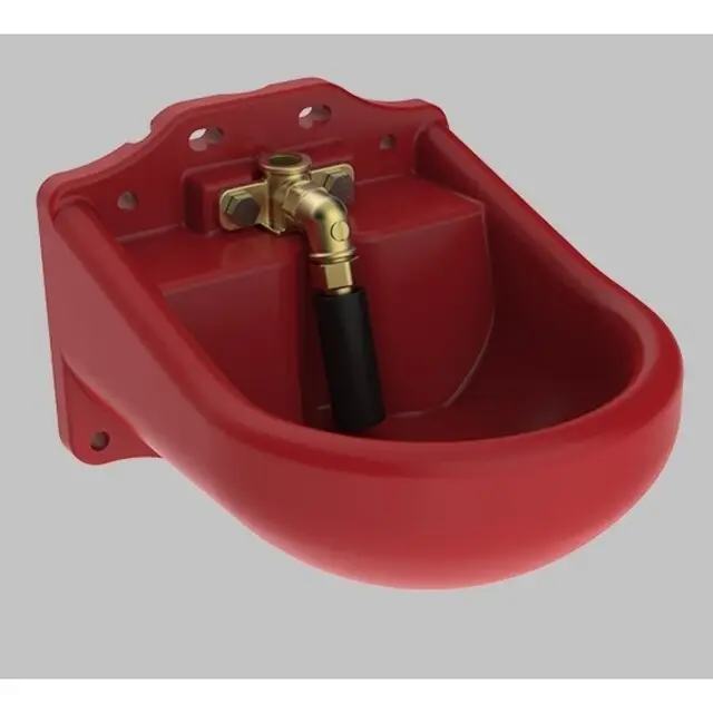 Trendy JFC Staldrinkbak (Verwarmd) - Kunststof - Staafventiel - 1/2" - 2 Liter - Model DBL8-H