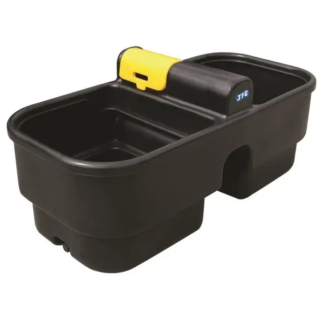 Nieuw Model JFC Dubbele Snelvul Weidedrinkbak - Kunststof - Vlotter - 3.4" - 400 Liter - Model DT90FF