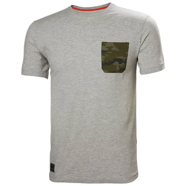 Beperkte Voorraad Helly Hansen T-Shirt Kensington Evo Grijs/Camo - Maat M