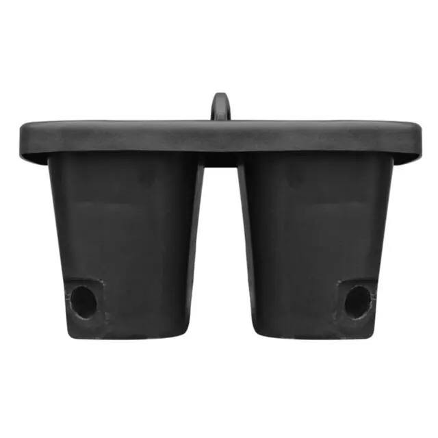 Authentiek JFC Dubbele Voederemmer - 2 Vaks - 2 x 6 Liter - Met Speengaten (DBB1)