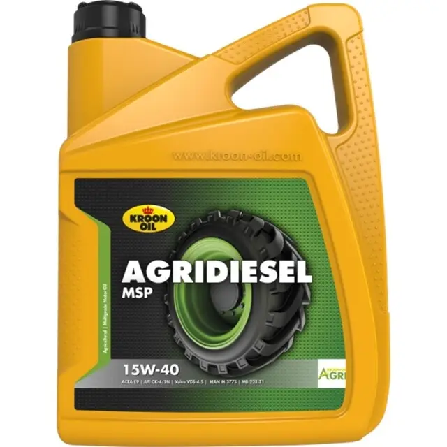 Kroon-Oil Agridiesel MSP 15W-40 5 Liter Korting