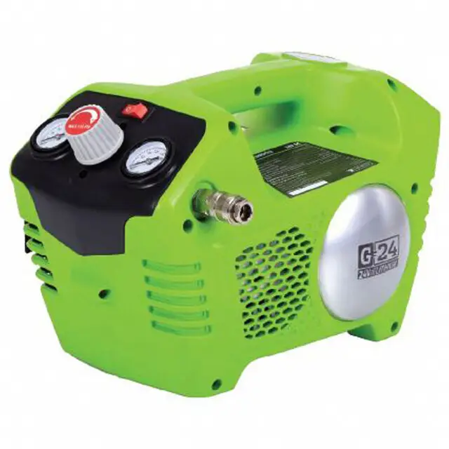 Voordeelprijs Greenworks Accu Compressor 24 Volt Zonder Accu En Lader