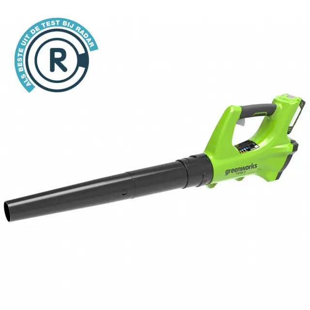 Betrouwbaar Greenworks G24ABK2 Accu Bladblazer 24 V - Met Accu en Lader