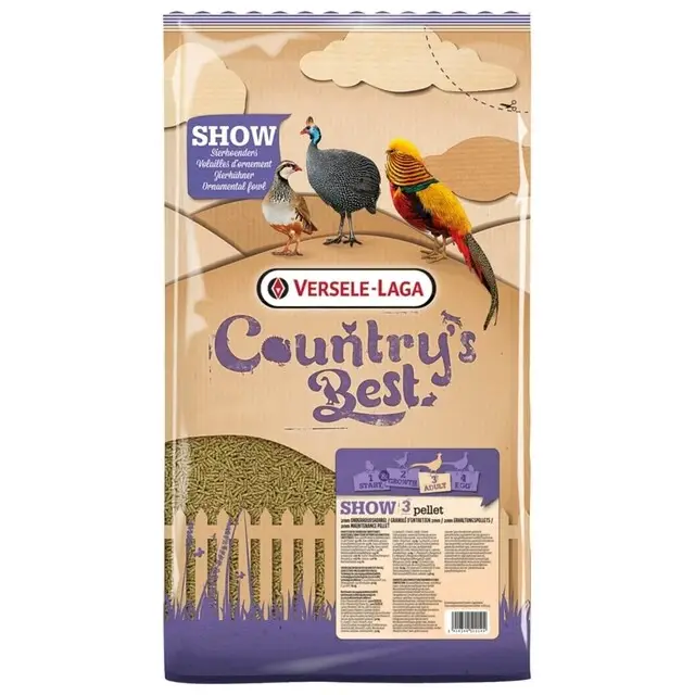 Versele-Laga Country`s Best Show 3 pellet - Sierlhoender 20 kg Koop Vandaag