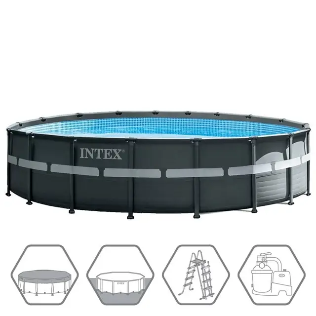 Intex Opzetzwembad Ultra XTR Frame - Ø 549 x 132 cm Seizoensaanbieding