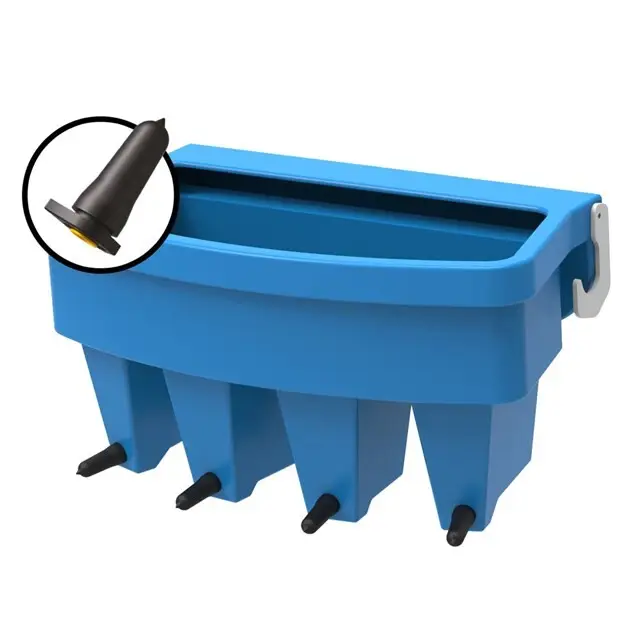 JFC Kalverbar - 4 Speencompartimenten - EazyFlow Spenen - 12 Liter (GFC04-CT9) Voordeelprijs