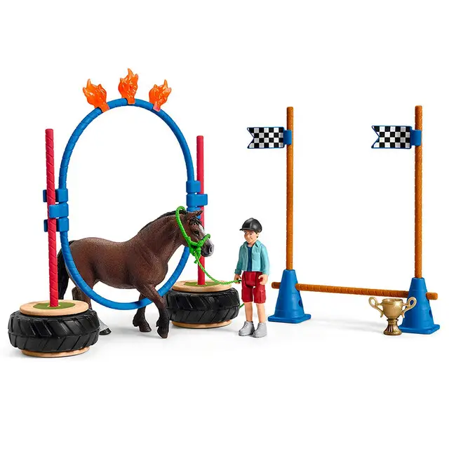 Meest Verkocht schleich FARM WORLD Pony agility wedstrijd - 42482