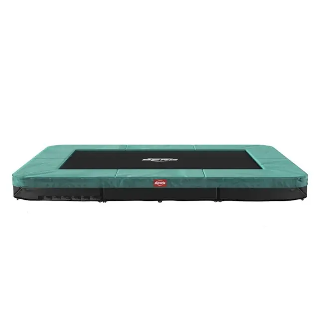 BERG Trampoline Ultim Favorit Inground Groen - 280 x 190 cm In De Mode