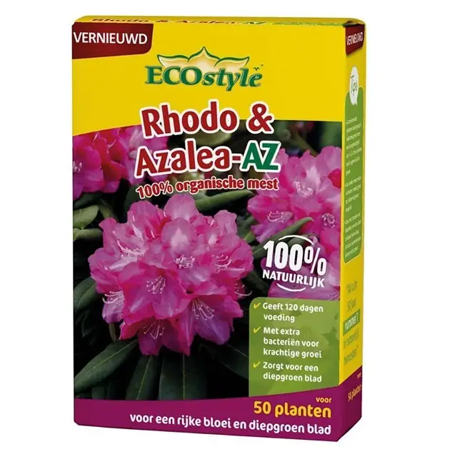 Ecostyle Rhodo & Azalea AZ Meststof Voeding 1,6 kg Veilige Betaling