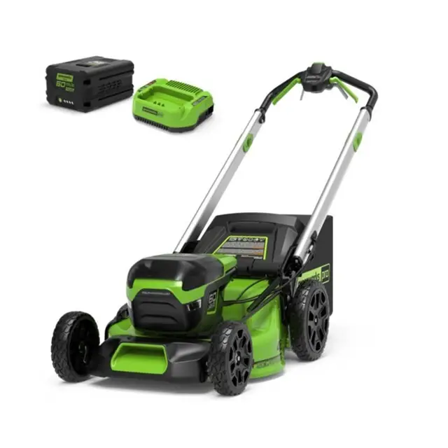 Greenworks GD60LM46SPK4 60 V Accu Grasmaaier - Met Accu en Lader Modern