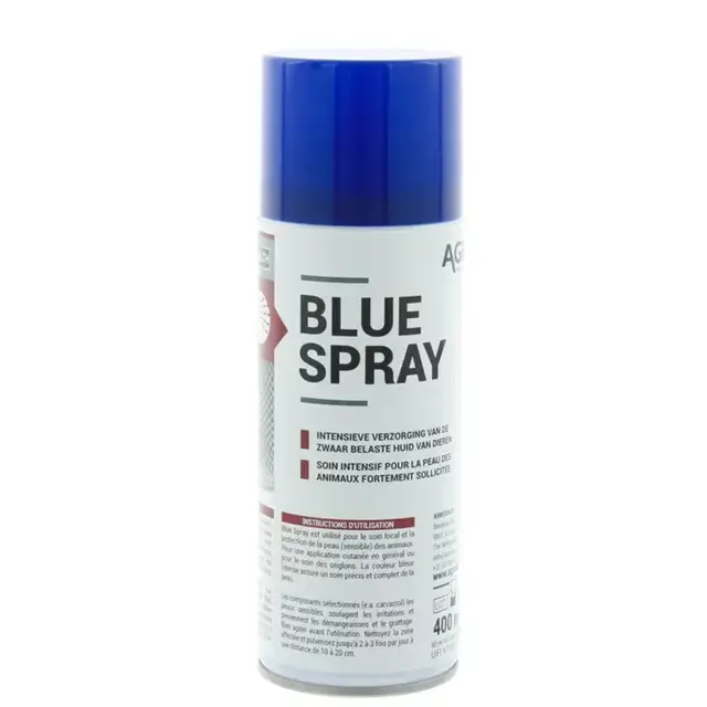 Agrivet Dermi Blauw Spray 400 ML Gratis Retour