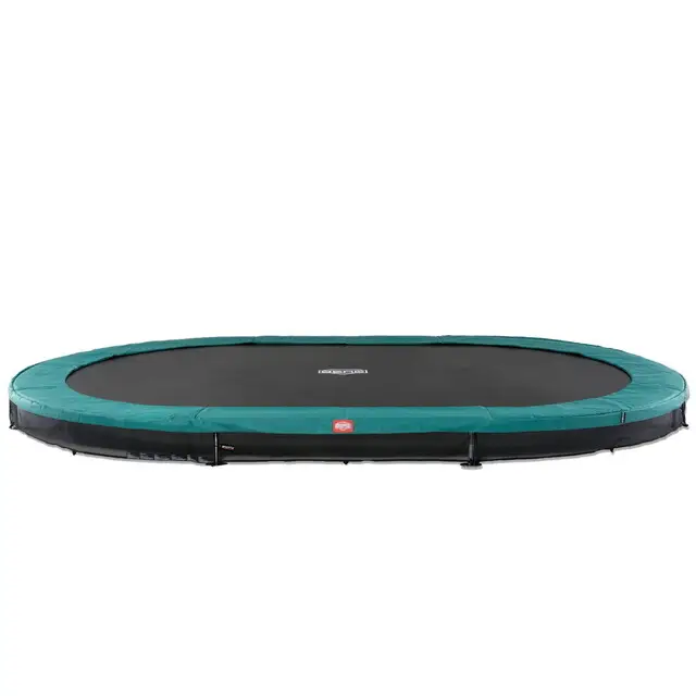 BERG Trampoline Grand Favorit Inground Groen - 520 x 345 cm In De Mode