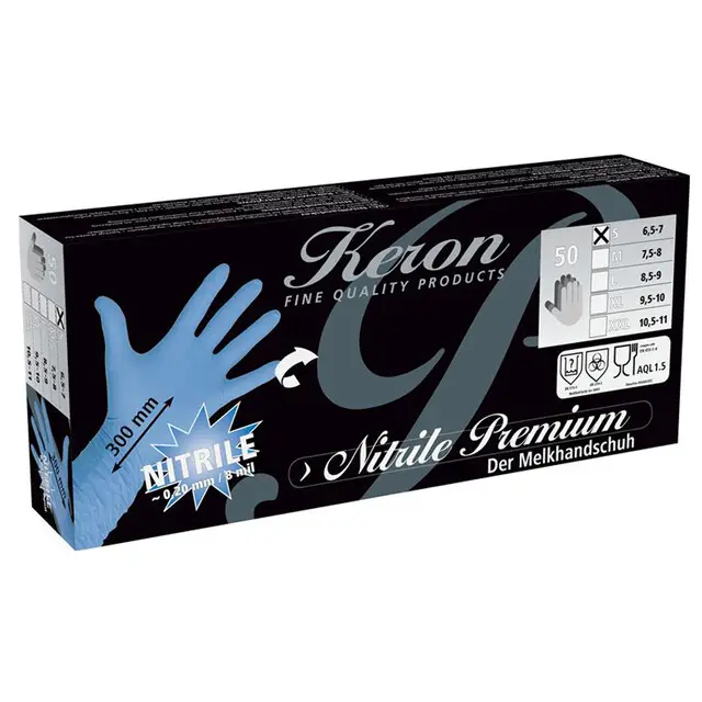 Melkhandschoen Nitril Lang Mt. XXL=10,5-50-Stuks Handgemaakt