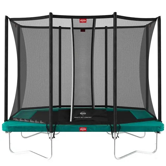 Actieprijs BERG Trampoline Ultim Favorit Regular Groen - 280 x190 cm Safety Net Comfort