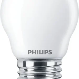 Philips Filamentkaarslamp mat 40W P45 E27 x2 Dagaanbieding