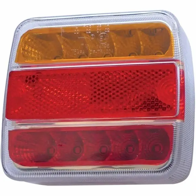 Agri-Power Achterlicht Vierkant 4 Functies LED & 12-24 V Alleen Vandaag