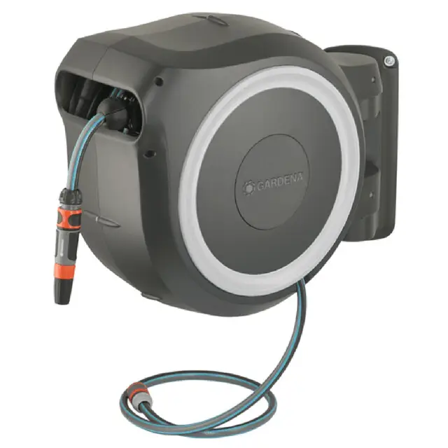 GARDENA Wandslangenbox RollUp M/L incl. 25 m Slang - Wit Premium