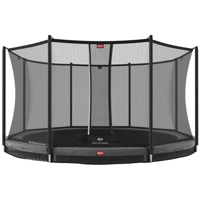 Op = Op BERG Trampoline Favorit Inground Grijs - Ø 430 cm Safety Net Comfort