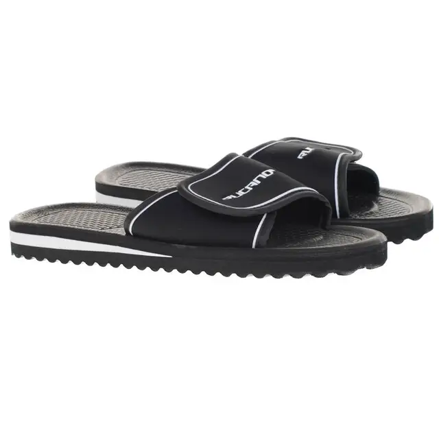 Weekendaanbieding Rucanor Santander Slipper Klittenband Zwart Maat 45