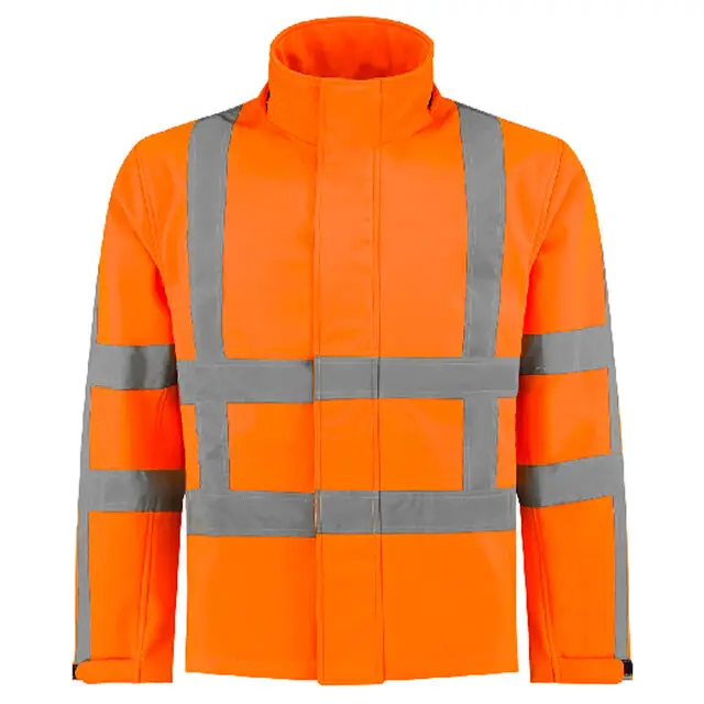 De Boer Hi-Vis Softshelljas Oranje Maat S Budget