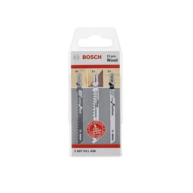 Bosch Decoupeerzaagbladen Wood Pack - 15 stuks Direct Verzonden