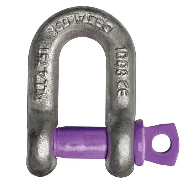 Handgemaakt DELTALOCK - D-sluiting met borstbout - 1 ton