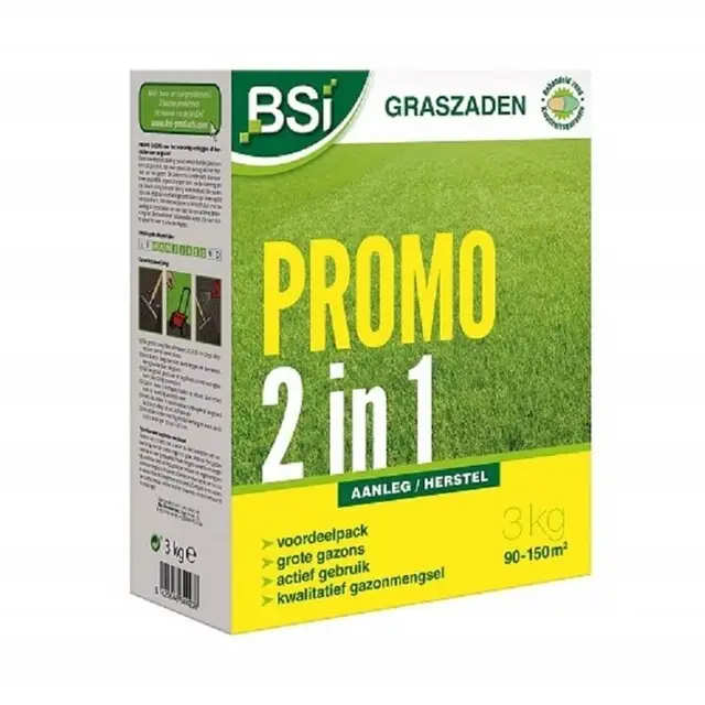 Bulkbestelling BSI Graszaad Promo 2 In 1 Gazon - 7,5 kg