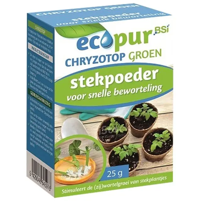 Authentiek Ecopur Chryzotop Groen Stekpoeder