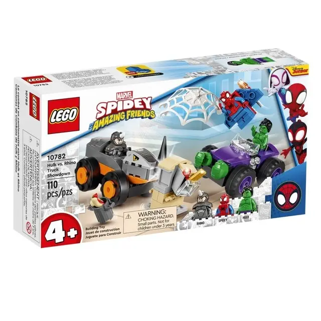 Meest Verkocht LEGO Marvel 10782 - Super Heroes Hulk vs. Rhino truck duel
