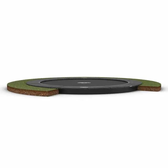 BERG Champion FlatGround Trampoline 430 x 430 Grijs Ambachtelijk