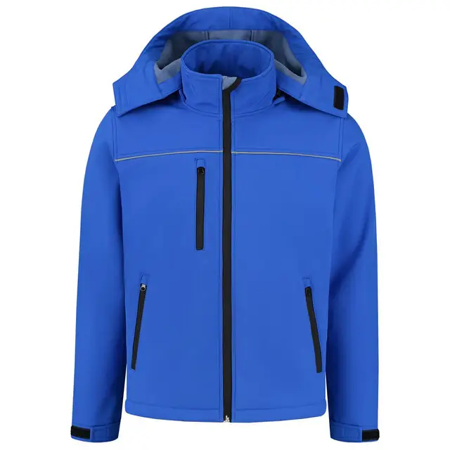 De Boer Softshelljas Basic Korenblauw Maat XL Exclusieve Aanbieding