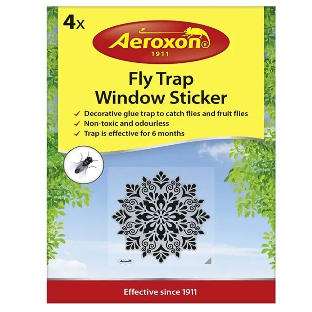 Aeroxon Vliegenval Venstersticker -4 Stuks Lage Prijs