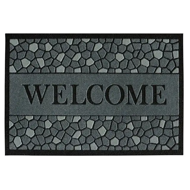 Brick Welcome Buitenmat Rechthoek 40 x 60 cm - Zwart Veilige Betaling
