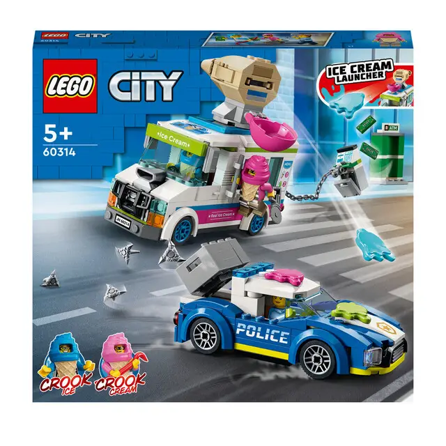 Superprijs LEGO City 60314 - IJswagen politieachtervolging