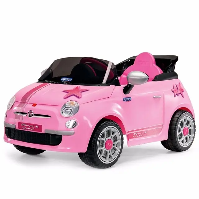 Favoriet Peg Pérego Fiat 500 Pink 6-Volt