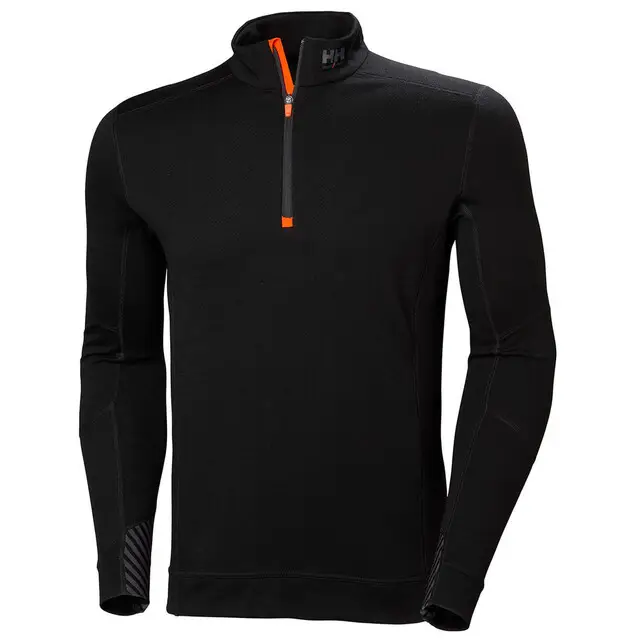 Nu Kopen Helly Hansen Thermoshirt Lifa Merino Half Zip Zwart - Maat L
