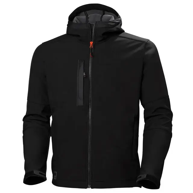 Betaalbaar Helly Hansen Softshell Jas Kensington Evo Capuchon 990 Zwart - Maat XL