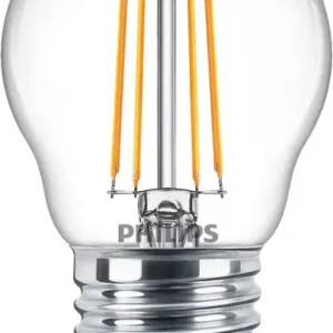 Philips Filamentkaarslamp helder 40W P45 E27 x2 Koopje