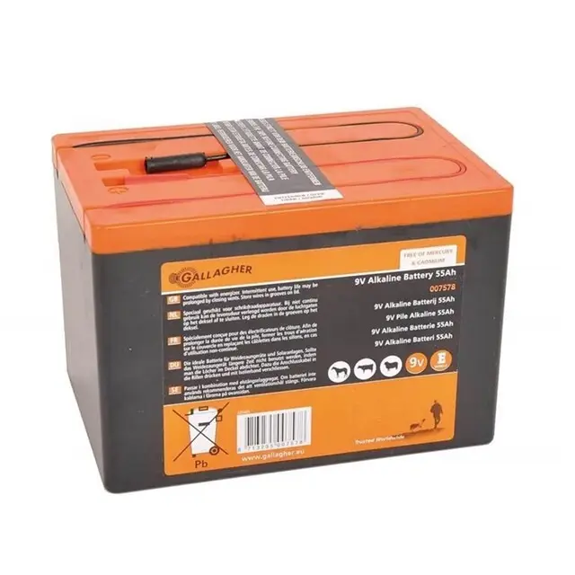 Powerpack Batterij 9V/55Ah - Gallagher Gratis Retour