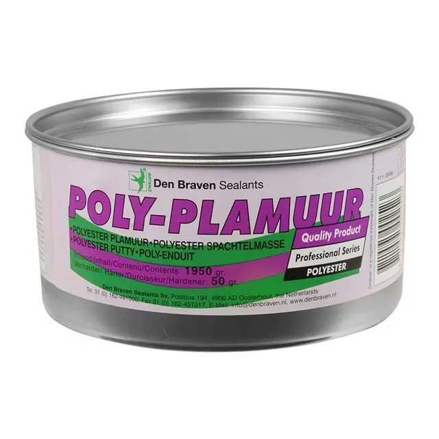 Zwaluw polyplamuur gebroken wit 2 kg Speciale Aanbieding