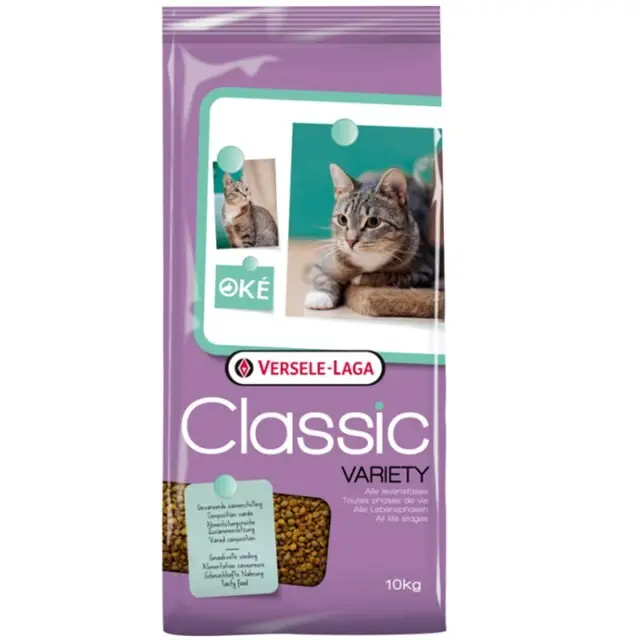 Gratis Verzending Versele-Laga Oke Cat Classic Variety Kattenvoer - 10 kg