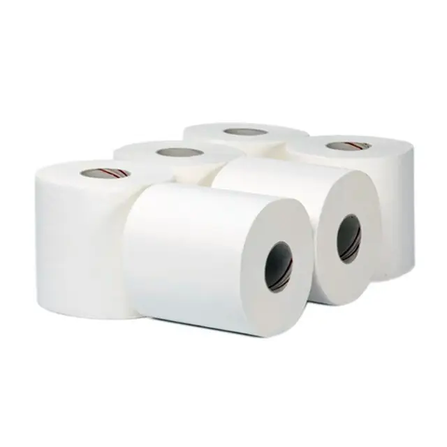 Korting Poetsrollen wit verlijmd