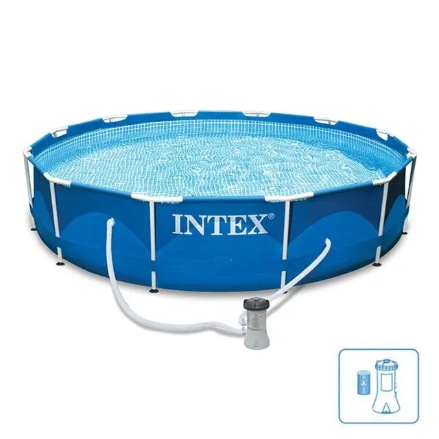 Intex Zwembad Metal Frame Ø 366 x 76 cm Groothandel