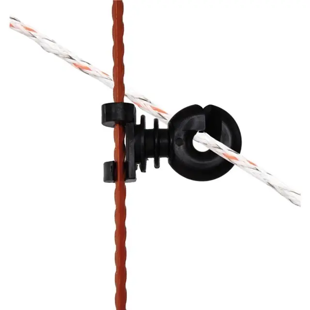 Klemisolator Veerstalen Paal (10 Stuks) - Kunststof Topkwaliteit