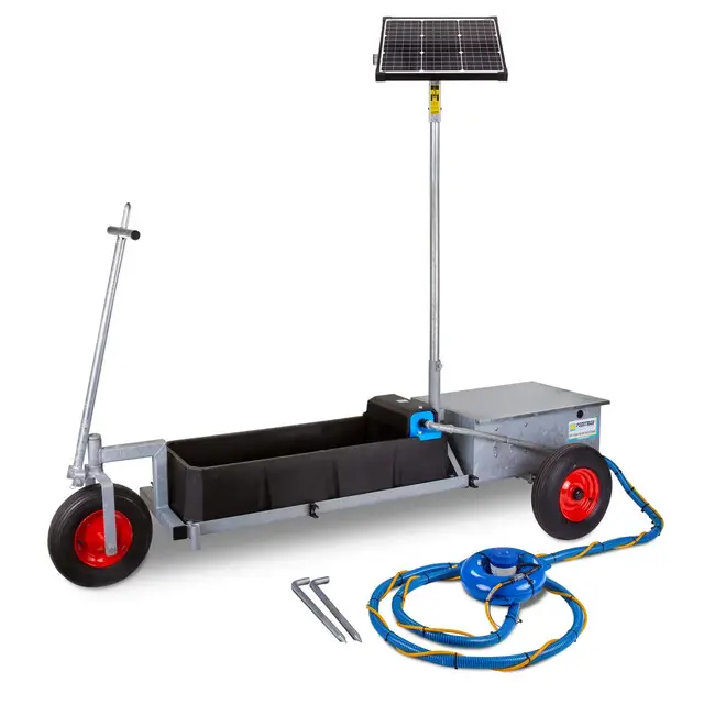 Poortman Solar Mobiele Weidedrinkbak T75-S150 - Met Oppervlaktepomp Topkwaliteit