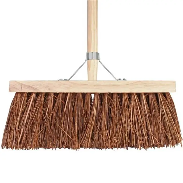 Betaalbaar Talen Tools Bezem Natuurvezel 37 cm met Steel