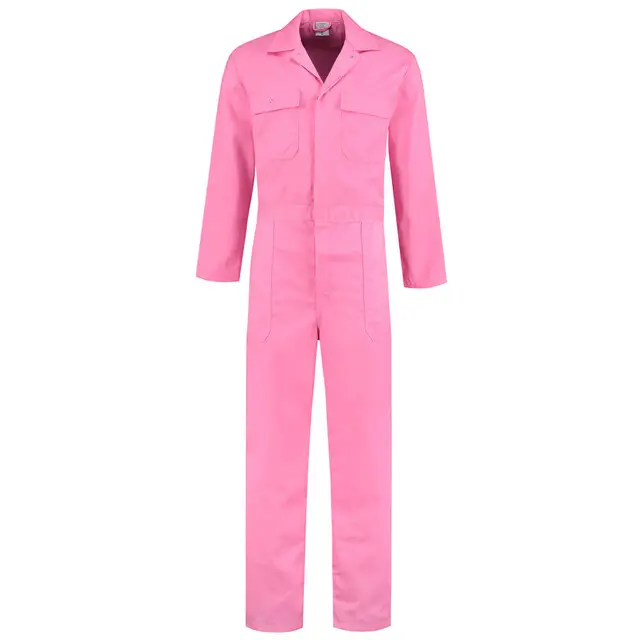 De Boer Polyester/Katoen Overall Roze Maat 48 Professioneel