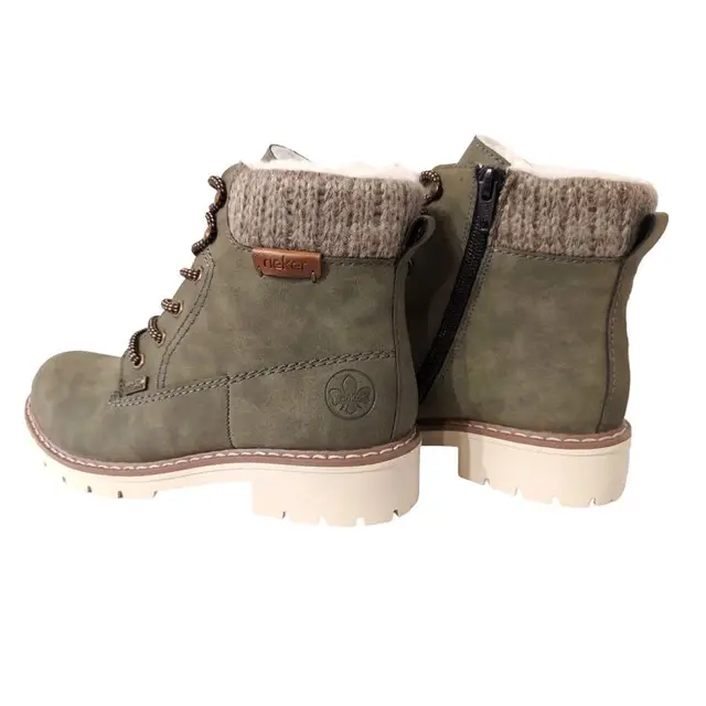 Rieker Dameslaars Groen Mt 41 Populair