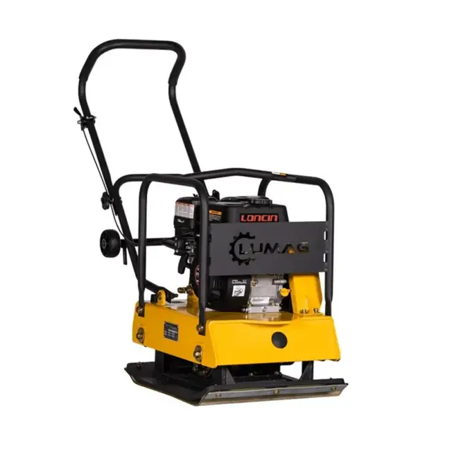 Speciale Aanbieding Lumag Trilplaat Benzine 6,5 Pk Dieptewerking 30cm (Incl. Rubbermat En Wielenset)