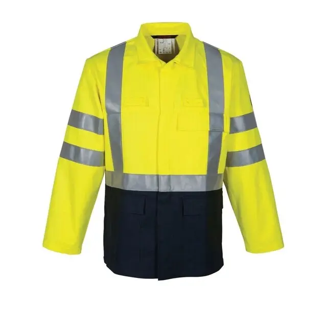 Nieuwe Collectie HAVEP Multi Protector Korte Jas/Vest 30012 Geel/Marine Maat 48
